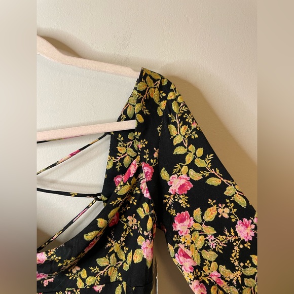 NWT Free People Sample Piece Lone Star Bias Floral Dress - Picture 8 of 15